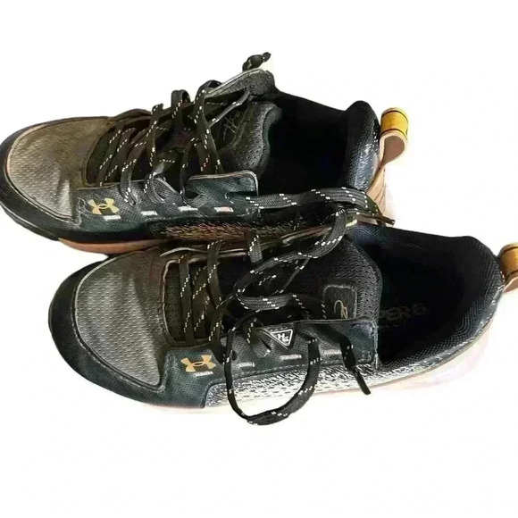 Under Armour Bryce Harper Black White Cleats 4Youth - Picture 9 of 9